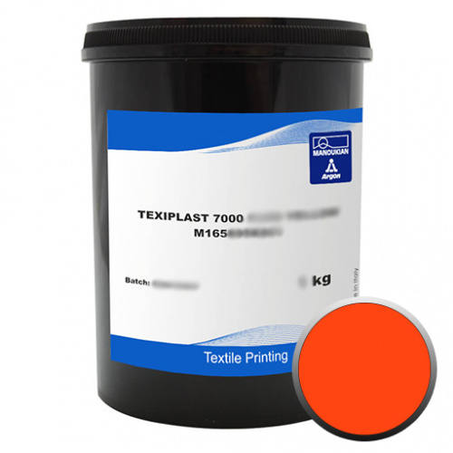 Краска TEXIPLAST 7000 MS оранжевая M165893-005