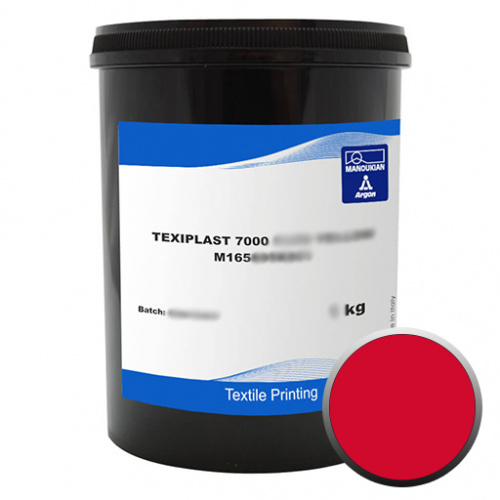 Краска TEXIPLAST 7000  OP красный карминовый M165837-005